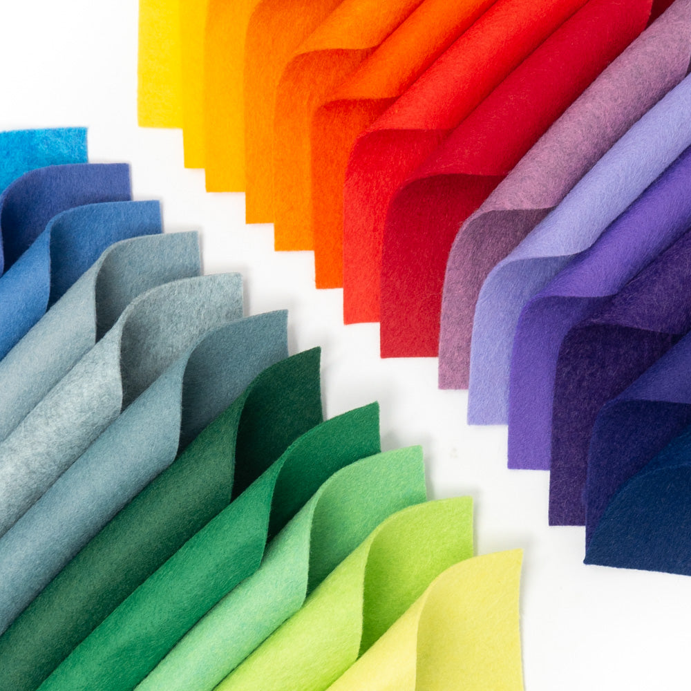 Wool Felt Sheets // Choose Your Own Colors // 9x12 or 12x18 Felt