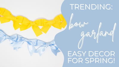 Trendy Bow Garland Tutorial