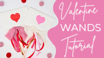 DIY Felt Valentine Wands: A Sweet & Simple Tutorial