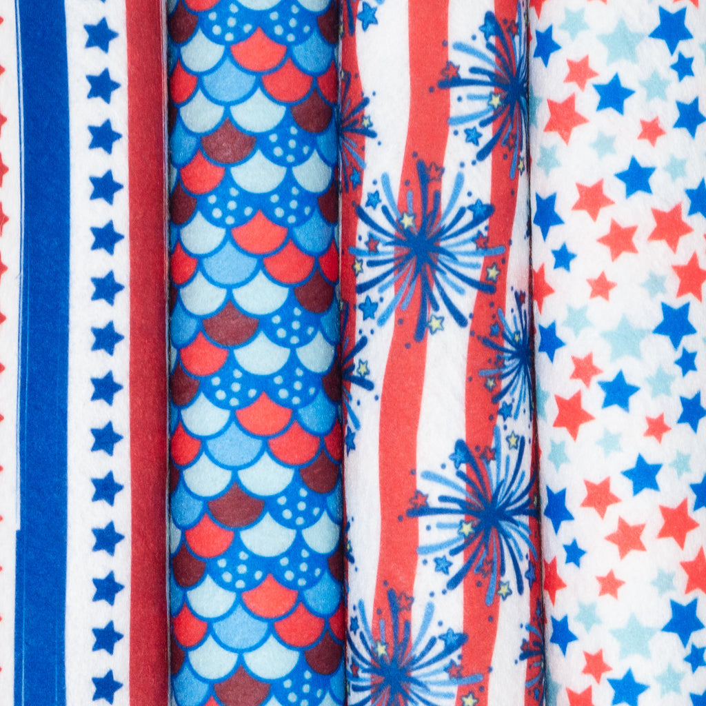 Patriotic Printed Felt Collection/Sheets