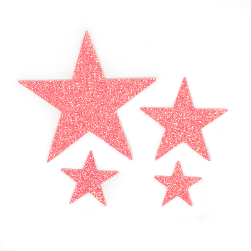 Glitter Felt Stars – Ribbon and Bows Oh My!